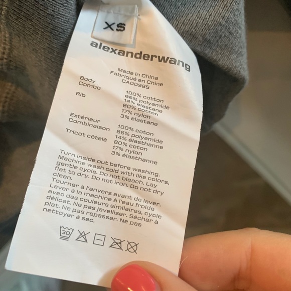 Alexander Wang bi-layer sweatshirt - Picture 10 of 13